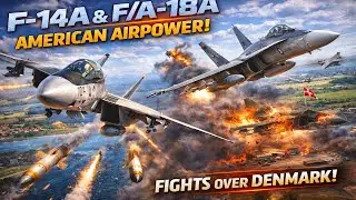 War Thunder: F14A y F18A.