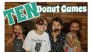 10 Donut Games // Family Fun With Donuts!