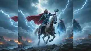 THOR STORMING THE BIFROST &mdash; UNTIL LOKI BETRAYS HIS JOURNEY. &mdash; MYTH STORY