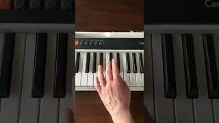 How to play an A Major Piano Chord with the Left Hand