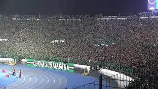 جمهور الرجاء يهز المدرجات بأغنية ..راسي مرفوع داخل الحومة في مباراة الكوكب المراكشي - Rassi Marfou3