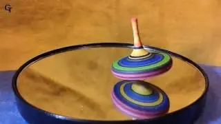 Bunter Kreisel auf die Schnelle. / Colourfull Spinnung Top. Drechseln ~ Woodturning
