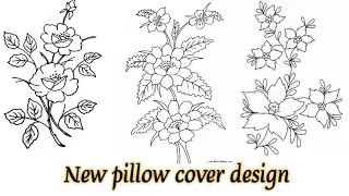 Pillow Cover Embroidery Flower Design| Takiya Ka phool | Embroidery Flower |Embroidery Design