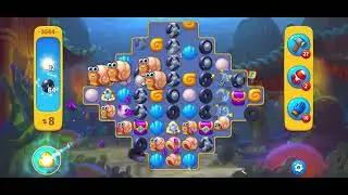 Fishdom level 3544 with free bombs 