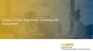 System of Care Alignment  Teaming and Assessment