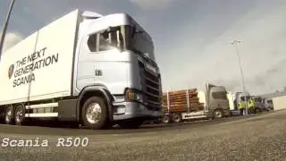 Тест 60 тонного автопоезда Scania R500