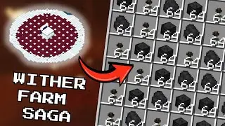 Beginning a WITHER SKELETON FARM! Wither Farm Saga!