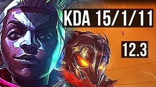 EKKO vs VIKTOR (MID) | 15/1/11, Quadra, Rank 6 Ekko, Legendary | KR Challenger | 12.3