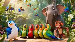 Penguin's Jungle Adventure | The Adventures of Cute Blue Penguin