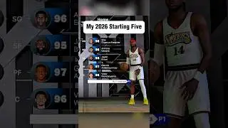 My 2026 starting five #shorts #nba #trending #basketball #nba2k26