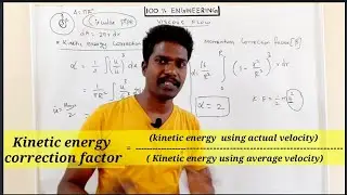 Kinetic energy correction factor | Tamil | Polytechnic TRB | GATE | TNEB AE | ESE | RRB | SSC |