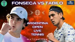 Joao Fonseca vs Alejandro Tabilo | Argentina Open 2026 |&nbsp;ATP Buenos Aires | LIVE TENNIS WATCHALONG