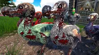 HE ROBADO EL EJERCITO DE DODOS ZOMBIE DEL DODOREX! conseguir dinosaurios zombie dodo! ARK Fjordur