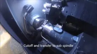 CNC Turning with transfer to Sub Spindle