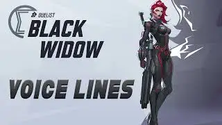 Marvel Rivals: Black Widow Voice Lines + Efforts