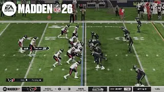 Madden NFL 26 - Texans vs Seahawks - Gameplay (PC) [Camera Mod]