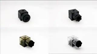 MPM 18mm DIN 43650 Type A 11mm Type B 9.4mm Form C AC/DC Female Plug Solenoid Valve Coil Connector