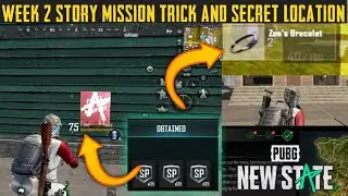 How to complete Week 2 Story Mode Mission in PUBG New State  All Mission Explained 🔥 Easy Trick😱