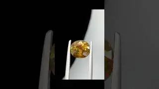 3.97 carats stunning faceted sparkle ✨ sphene available for sale! #sphene #artist #garnet #citrine