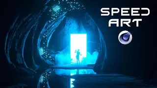 Cinema 4D Speed Art Tutorial - Octane Render