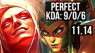 VLADIMIR vs CASSIOPEIA (MID) | 9/0/6, Legendary, 300+ games, 800K mastery | BR Master | v11.14