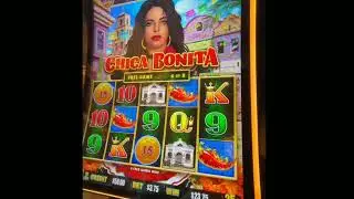 NICE WIN ON CHICA BONITA LIGHTNING DOLLAR LINK SLOT MACHINE #bigslotwins