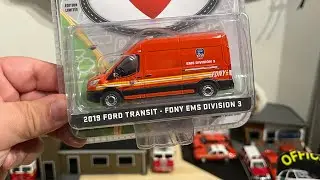 Greenlight FDNY 2019 Ford Transit Van ￼1/64 scale