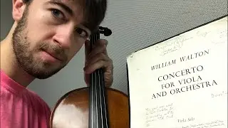 Practicing Walton Viola Concerto