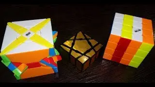 Unboxing №19 MoYu Fisher Time Wheel, YongJun 1x3x3 Ghost Cube, MoFangGe Thunder Clap 4x4x4 62mm