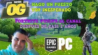 VUELVO A JUGAR A FORTNITE DESPUÉS DE MUCHO TIEMPO Y PASA ALGO INESPERADO