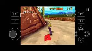 Running wild ps1 but with mad dash racing song level 4 with 9 laps
