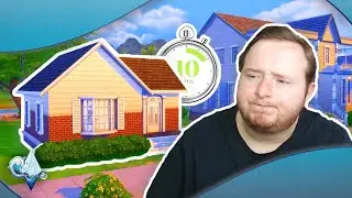 The Sims 4 10 Minute Build Challenge but its entirely base game...