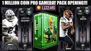1 MILLION COIN PRO GAMEDAY PACK OPENING! HARVEST PROMO PREP! Madden 23 Ultimate Team
