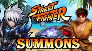 Summoners War - Street Fighter Collab Summons (100+)