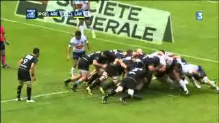 Le Stade Rochelais remporte la victoire face à Agen 31-22