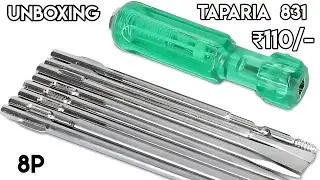 Unboxing TAPARIA 831 CoMbination Screwdriver Set (Pack of 8)