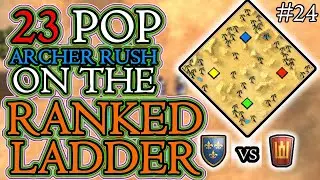 Too slow? Trying 23 pop build order in ranked multiplayer in 2025 | Part 24: Franks vs Lithuanians