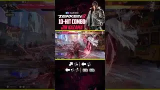 Easy 10-Hit Jin Kazama Combo | Tekken 8 (Beginner Friendly) 💗