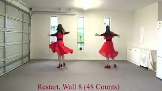 Love is a Fire - Line Dance（Dance & Teach )