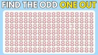 HOW GOOD ARE YOUR EYES! | Find the odd emoji | Hard Level #oddoneoutchallenge