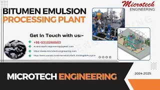 BITUMEN EMULSION PROCESSING PLANT