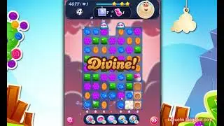 Candy Crush Saga Level 4077   NO boosters