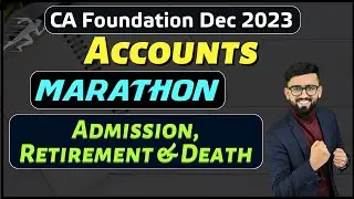 Partnership Accounts- Unit 3, 4 & 5 | All Important Questions | CA Foundation Accounts Marathon |