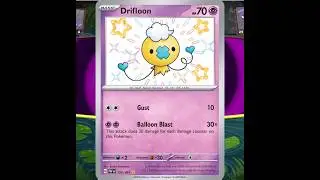 Drifloon 1 hit K.O #pokemon #pokemontcg #shorts