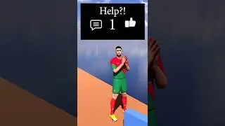 Pom&oacute;ż Ronaldo w trudnym wyzwaniu Cross Over The Slider Trap😢✅#szorty #trendyszorty