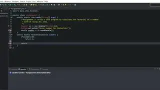 Java program to calculate the factorial of a number without using any loop