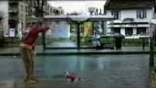 Funny dog trick (banned from word cup 2002)