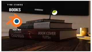 blender | work flow | time lapse | books | tyro studios |