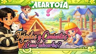 ✨✨Como Colocar Tejados y Cimientos en Heartopia✨✨ #heartopia #heartopiagame