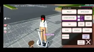 Cara Boncengan Berdua Skuter (Sepeda Sekuter). Sakura school simulator Tutorial